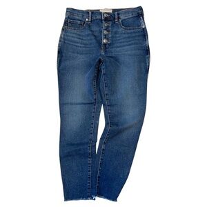 EVERLANE Vintage Skinny Ankle Jean 28 Exposed Button Fly VGUC